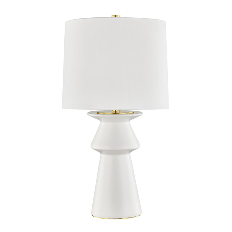 Hudson Valley Lighting Amagansett Table Lamp in Ivory L1419-IV