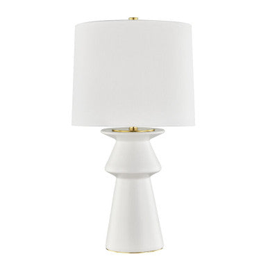 Hudson Valley Lighting Amagansett Table Lamp in Ivory L1419-IV