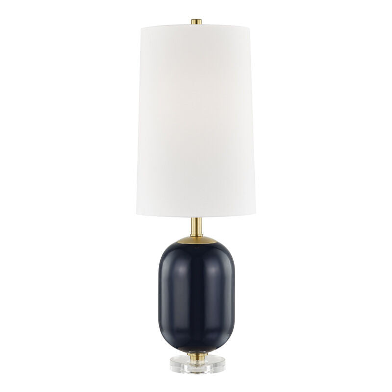 Hudson Valley Lighting Mill Neck Table Lamp in Midnight L1449-MN