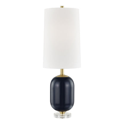 Hudson Valley Lighting Mill Neck Table Lamp in Midnight L1449-MN