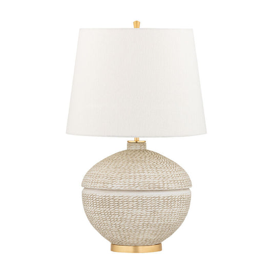 Hudson Valley Lighting Katonah Table Lamp in Gold Leaf L1516-GL