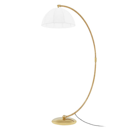 Hudson Valley Lighting Montague Floor Lamp in Aged Brass L1668-AGB