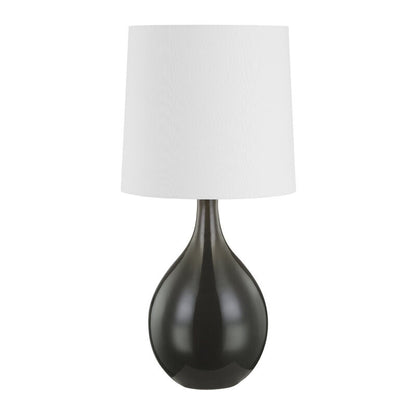 Hudson Valley Lighting Durban Table Lamp in AGED BRASS/CERAMIC GLOSS MINK L2016-AGB/CGM