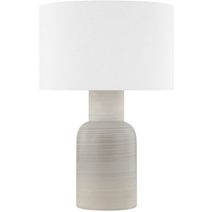 Hudson Valley Lighting Breezy Point Table Lamp in AGED BRASS/CERAMIC MATTE DUNE L2060-AGB/CMD