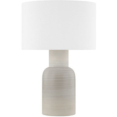 Hudson Valley Lighting Breezy Point Table Lamp in AGED BRASS/CERAMIC MATTE DUNE L2060-AGB/CMD