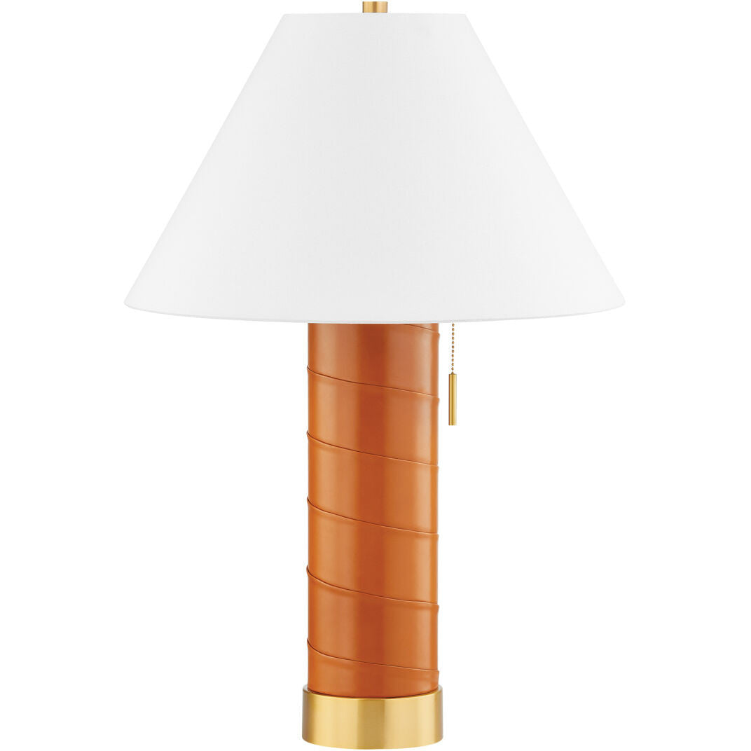 Hudson Valley Lighting Norwalk Table Lamp in Aged Brass L3429-AGB