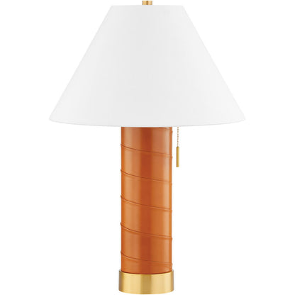 Hudson Valley Lighting Norwalk Table Lamp in Aged Brass L3429-AGB