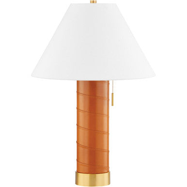 Hudson Valley Lighting Norwalk Table Lamp in Aged Brass L3429-AGB