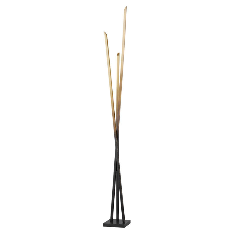 Hudson Valley Lighting Gansevoort Floor Lamp in Gradient Brass L5119-GB