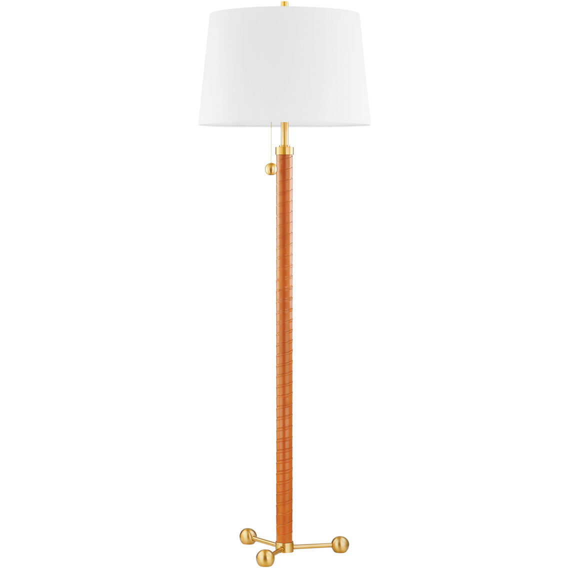 Hudson Valley Lighting Noho Floor Lamp in Aged Brass L6170-AGB