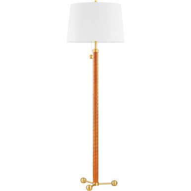 Hudson Valley Lighting Noho Floor Lamp in Aged Brass L6170-AGB