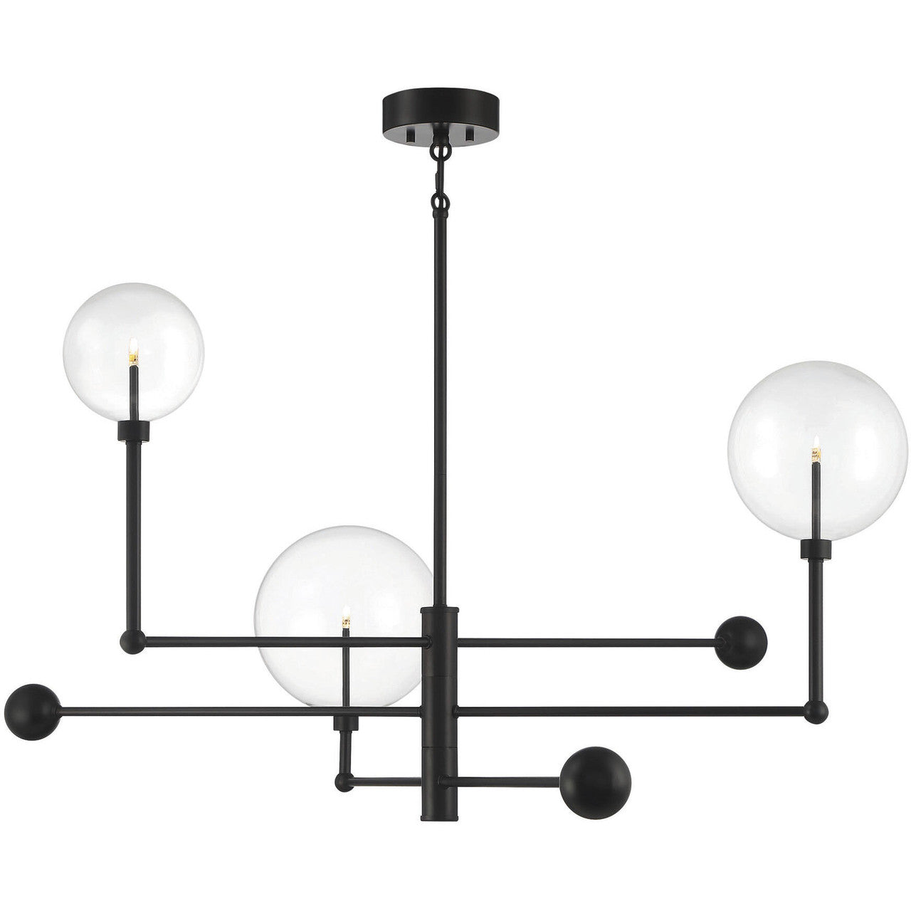 Meridian Lite Trends 3-Light Chandelier in English Bronze M100100ORB