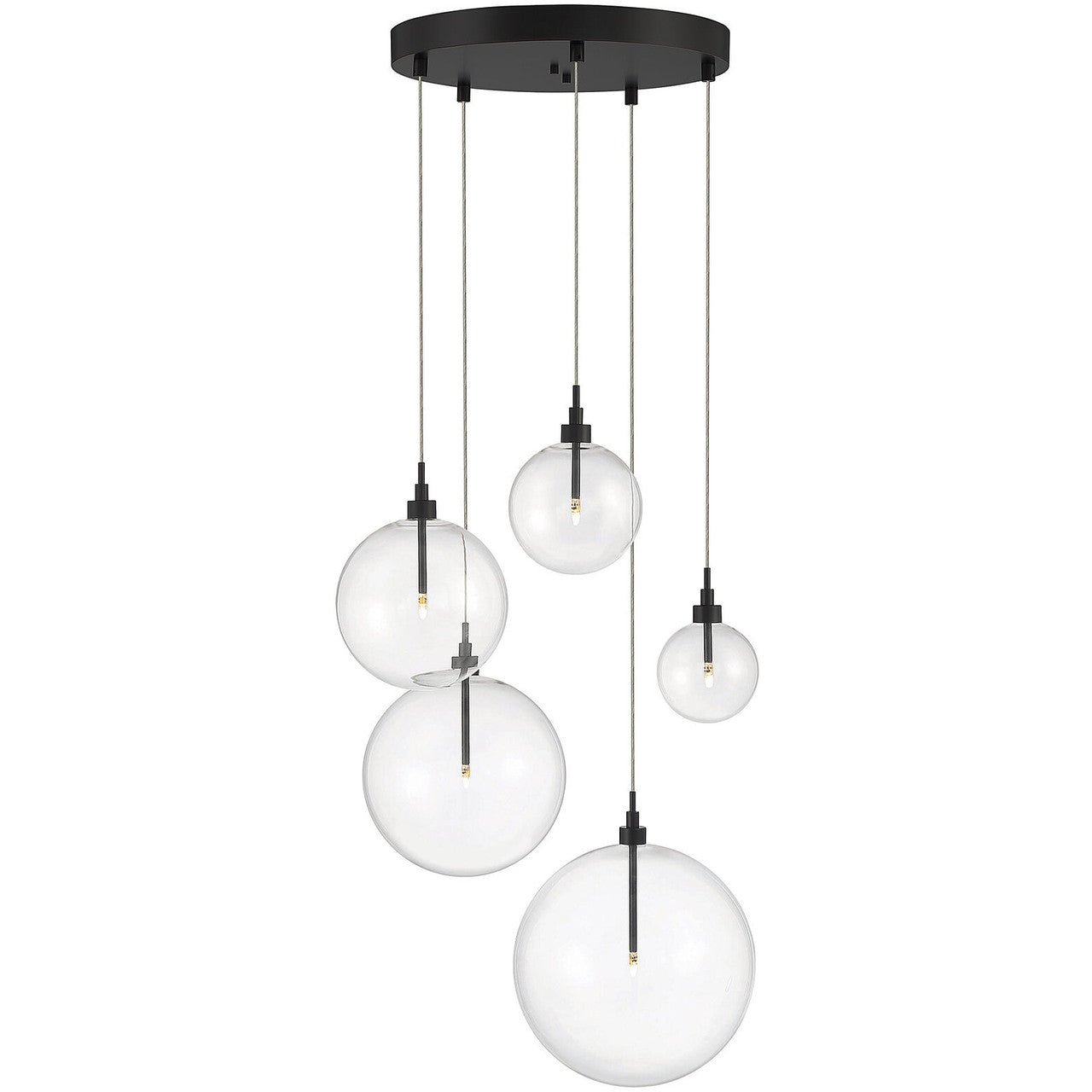 Meridian Lite Trends 5-Light Pendant in Oil Rubbed Bronze M10099ORB