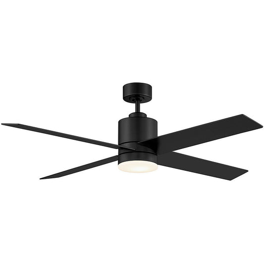 Meridian Lite Trends 52" LED Ceiling Fan in Matte Black M2015MBK