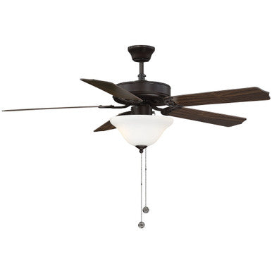 Meridian Lite Trends 52" 2-Light Ceiling Fan in Oil Rubbed Bronze M2018ORBRV