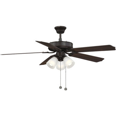 Meridian Lite Trends 52" 3-Light Ceiling Fan in Oil Rubbed Bronze M2021ORBRV