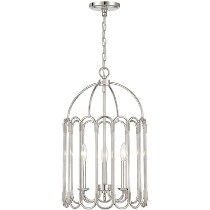 Meridian Lite Trends 3-Light Pendant in Polished Nickel M30011PN