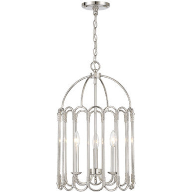 Meridian Lite Trends 3-Light Pendant in Polished Nickel M30011PN