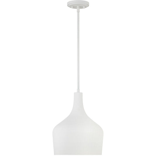 Meridian Lite Trends 1-Light Pendant in Bisque White M70020BQW