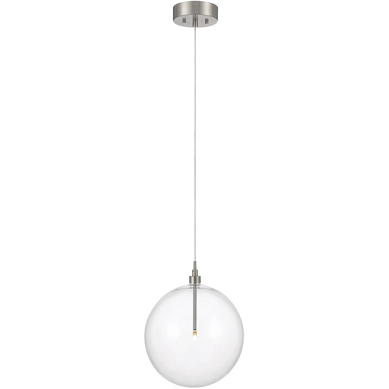 Meridian Lite Trends 1-Light Pendant in Brushed Nickel M70114BN