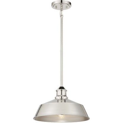 Meridian Lite Trends 1-Light Pendant in Polished Nickel M7021PN