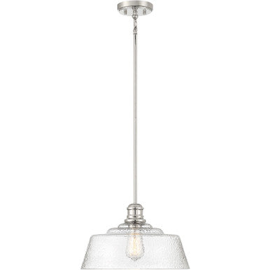 Meridian Lite Trends 1-Light Pendant in Polished Nickel M7023PN