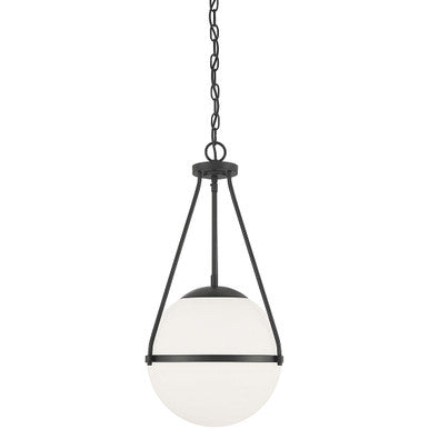 Meridian Lite Trends 1-Light Pendant in Matte Black M7025MBK