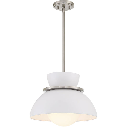 Meridian Lite Trends 1-Light Pendant in Brushed Nickel M7026BN