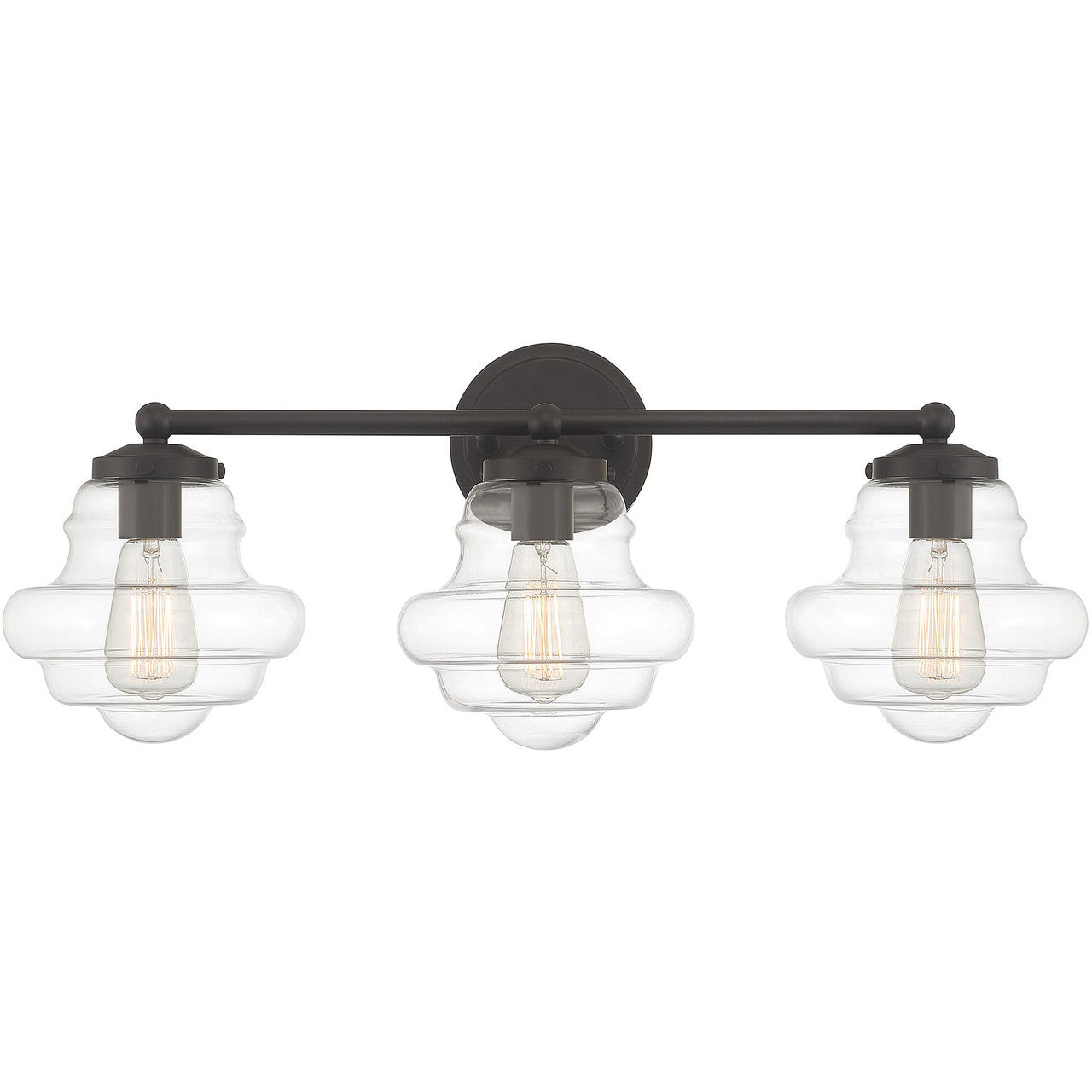 Meridian Lite Trends 3-Light Bathroom Vanity Light in Oil Rubbed Bronze M80073ORB