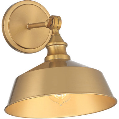 Meridian Lite Trends 1-Light Wall Sconce in Natural Brass M90090NB