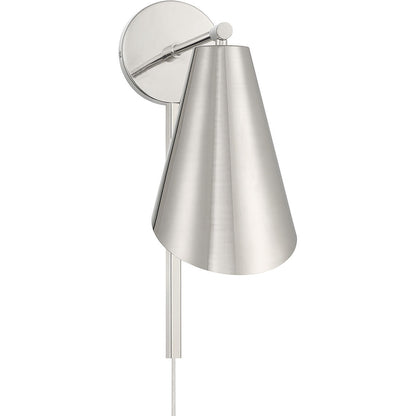 Meridian Lite Trends 1-Light Wall Sconce in Polished Nickel M90097PN