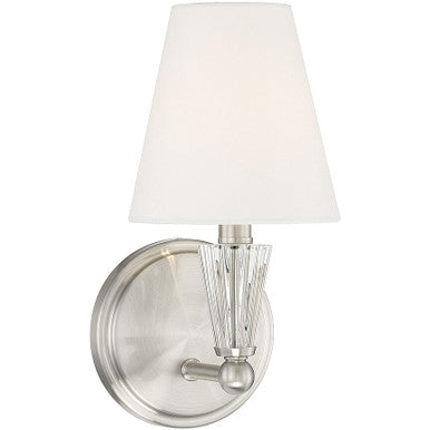 Meridian Lite Trends 1-Light Wall Sconce in Brushed Nickel M90102BN