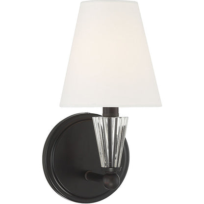 Meridian Lite Trends 1-Light Wall Sconce in Matte Black M90102MBK