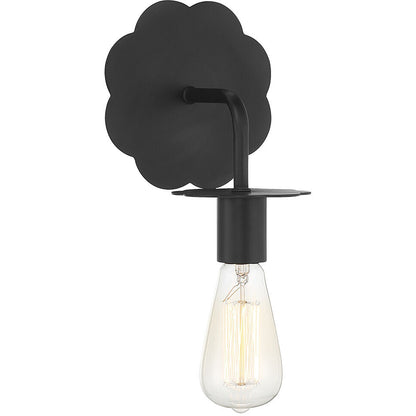 Meridian Lite Trends 1-Light Wall Sconce in Matte Black M90104MBK