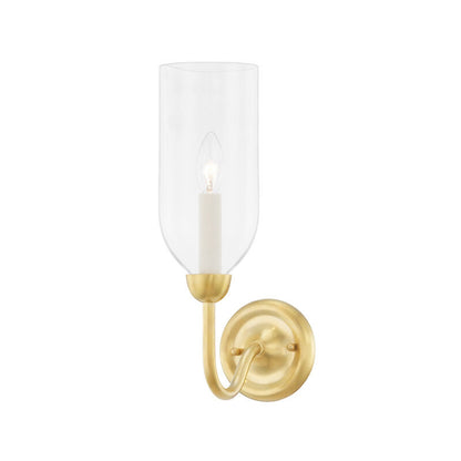 Hudson Valley Lighting Classic No.1 Wall Sconce in Aged Brass MDS111-AGB