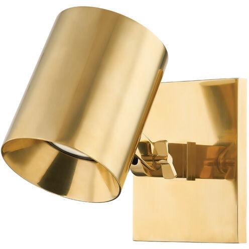 Hudson Valley Lighting Highgrove Wall Sconce in Aged Brass MDS1700-AGB