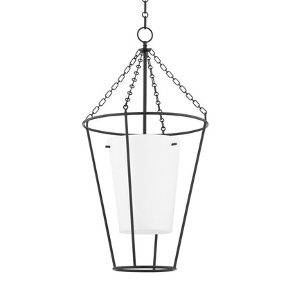 Hudson Valley Lighting Worchester Lantern in Aged Iron MDS211-AI