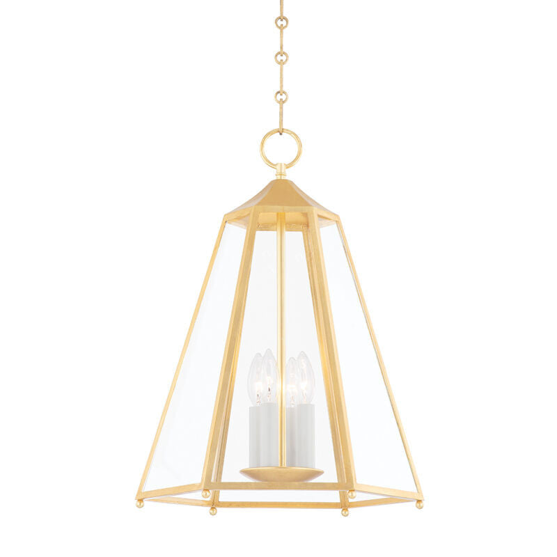 Hudson Valley Lighting Nottingham Lantern in Gold Leaf MDS411-GL