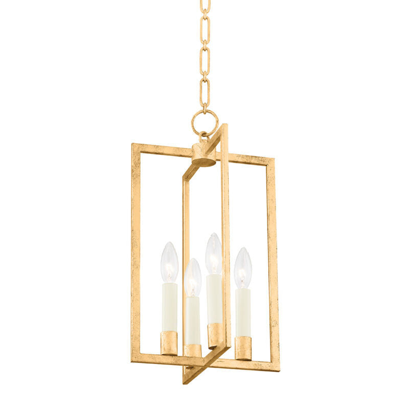 Hudson Valley Lighting Middleborough Lantern in Gold Leaf MDS420-GL