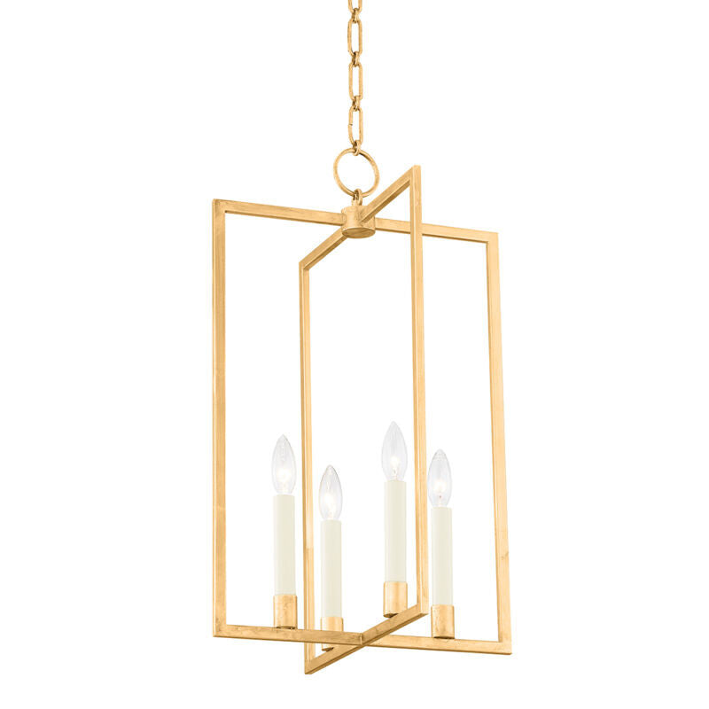 Hudson Valley Lighting Middleborough Lantern in Gold Leaf MDS421-GL