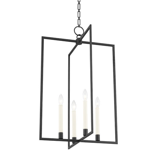 Hudson Valley Lighting Middleborough Lantern in Aged Iron MDS422-AI