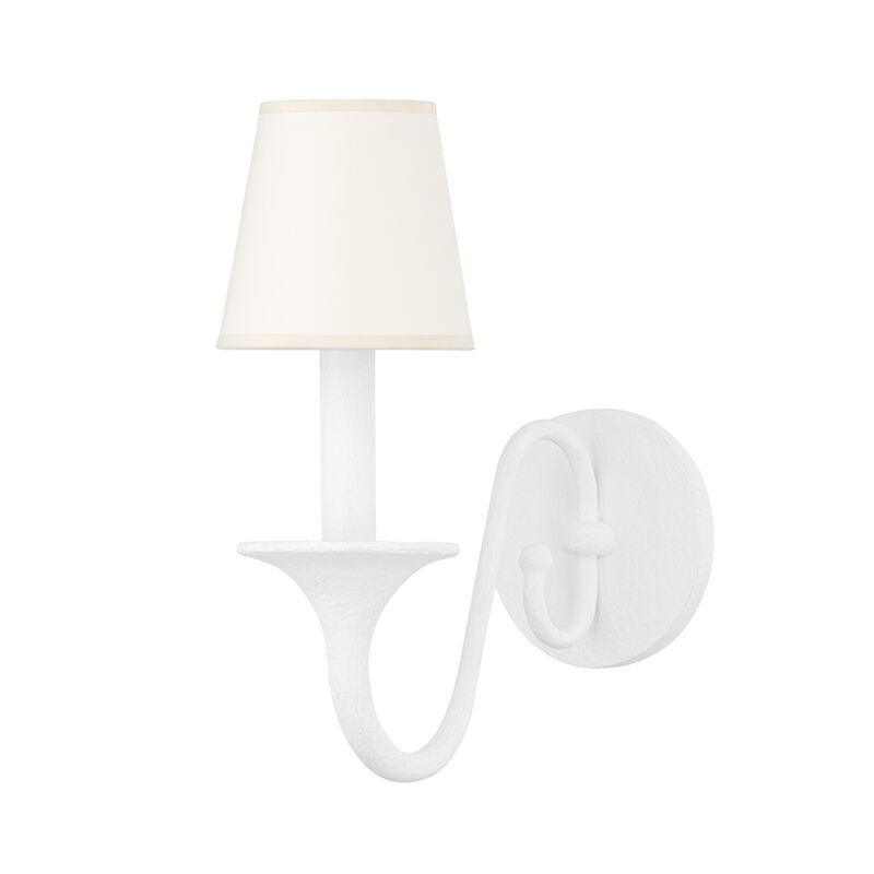 Hudson Valley Lighting Windsor Wall Sconce in White Plaster MDS431-WP