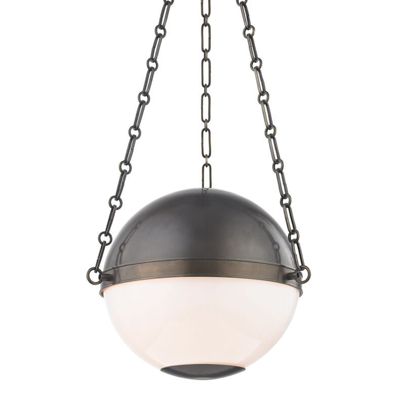 Hudson Valley Lighting Sphere No.2 Pendant in Distressed Bronze MDS750-DB