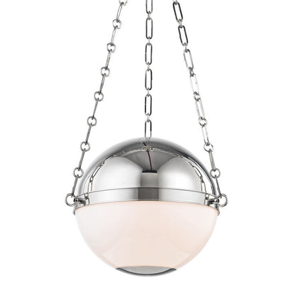 Hudson Valley Lighting Sphere No.2 Pendant in Polished Nickel MDS750-PN