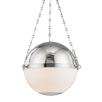 Hudson Valley Lighting Sphere No.2 Pendant in Polished Nickel MDS751-PN