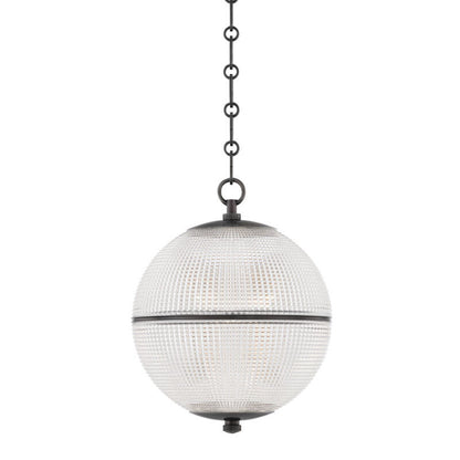 Hudson Valley Lighting Sphere No. 3 Pendant in Distressed Bronze MDS800-DB