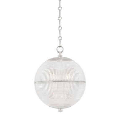 Hudson Valley Lighting Sphere No. 3 Pendant in Polished Nickel MDS800-PN