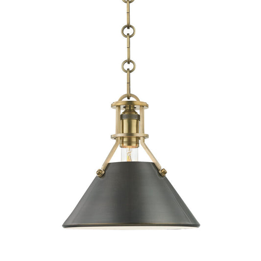 Hudson Valley Lighting Metal No. 2 Pendant in Aged/antique Distressed Bronze MDS951-ADB