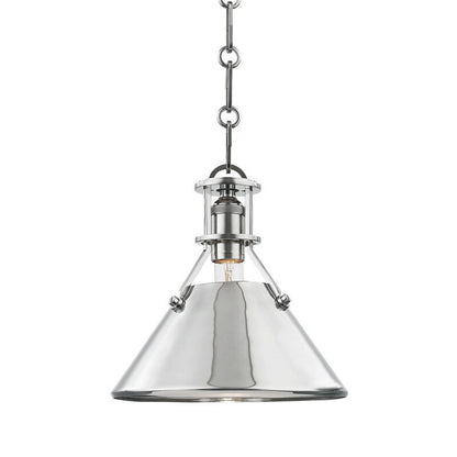 Hudson Valley Lighting Metal No. 2 Pendant in Polished Nickel MDS951-PN