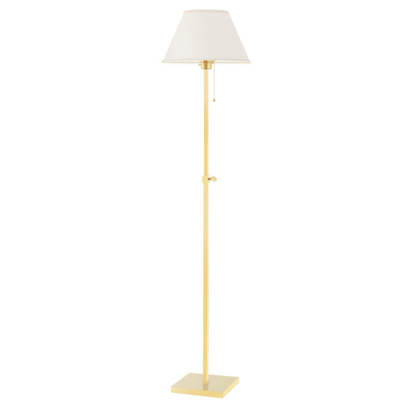 Hudson Valley Lighting Leeds Floor Lamp in Aged Brass MDSL133-AGB